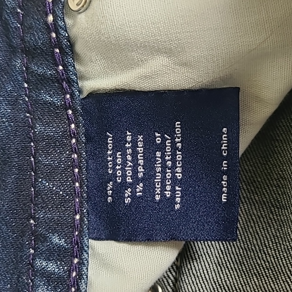 Vigoss embellished denim Capris - Picture 8 of 9